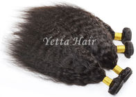 黒人女性のための流行のねじれたまっすぐなペルーの人間の毛髪の織り方