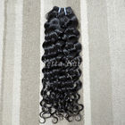 深い巻き毛のバージンのマレーシアの毛延長等級7Aの完全なクチクラの毛の織り方