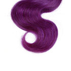 7A Ombreの紫色の毛の織り方ボディ波1B/紫色1B/青2は毛にある調子を与えます