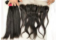 まっすぐの女の子のペルーの人間の毛髪の織り方/自然な黒髪延長