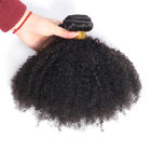 100%の黒人女性/アフリカのねじれた巻き毛の束のためのブラジルの人間のバージンの毛