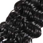 水波の黒人女性のためのインドのよこ糸の毛延長/人間の毛髪の織り方