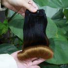 Ombreの卵の巻き毛のFumiのバージンの毛/極度の二重引かれた毛延長