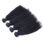 柔らかく滑らかな14インチ100%のブラジルのバージンの毛の織り方の束