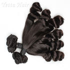 実質のインド人の Funmi のバージンの毛、黒人女性のための Remy の人間の毛髪の織り方
