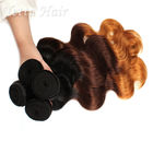 ペルー7A等級のバージンの毛/二重Weft人間の毛髪の織り方