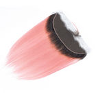 ピンクの前部Ombreの人間の毛髪延長絹10A等級のもつれは放します