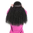 100%の巻き毛のペルーのバージンの毛延長/黒人女性のねじれた巻き毛の束