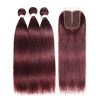 99J色100%の女性セリウムBV SGSのための実質の人間の毛髪のOmberの毛延長