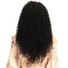 黒人女性のための自然な色のねじれたカーリー ヘアー延長人間の毛髪