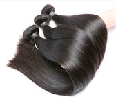 女性のための健康で、厚い端100%のインド人のRemyの人間の毛髪の織り方の自然な色