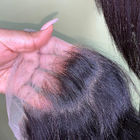 ペルーの毛HDの透明なレース13 x前に赤ん坊の毛によって摘み取られる6上の正面閉鎖