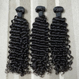 7A巻き毛のバージンのマレーシアの毛延長元の人間の毛髪のもつれは放します